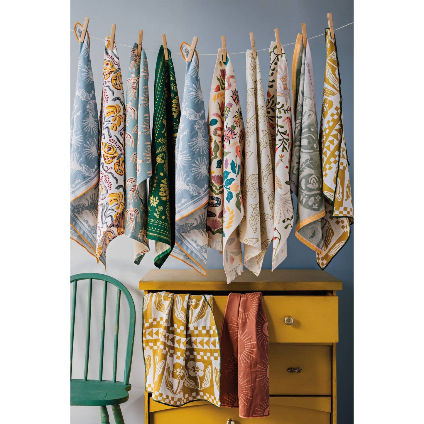 Plume Linen Cotton Dishtowels - Set of 2