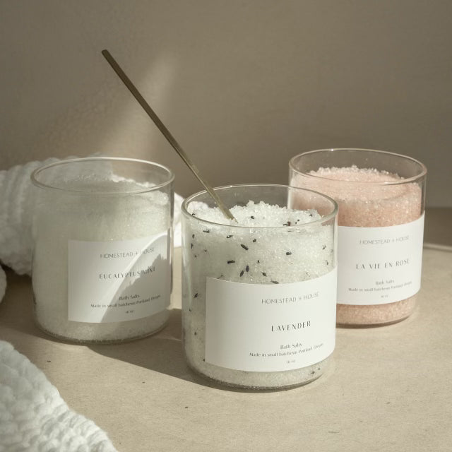 Bath Salt Jars 16 oz