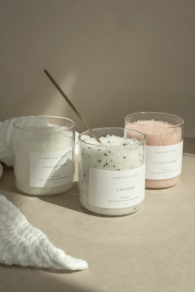 Bath Salt Jars 16 oz