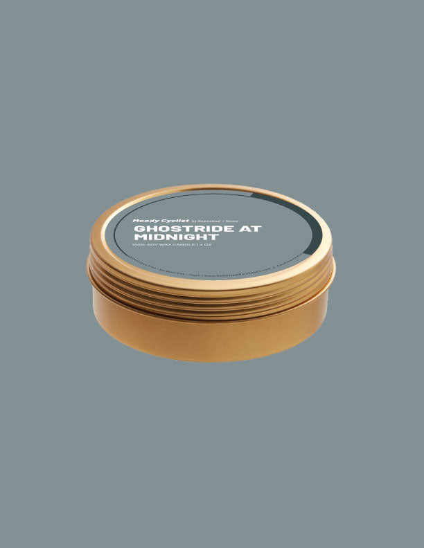 Ghostride at Midnight 4oz. Travle Tin Candle | Non-toxic candle